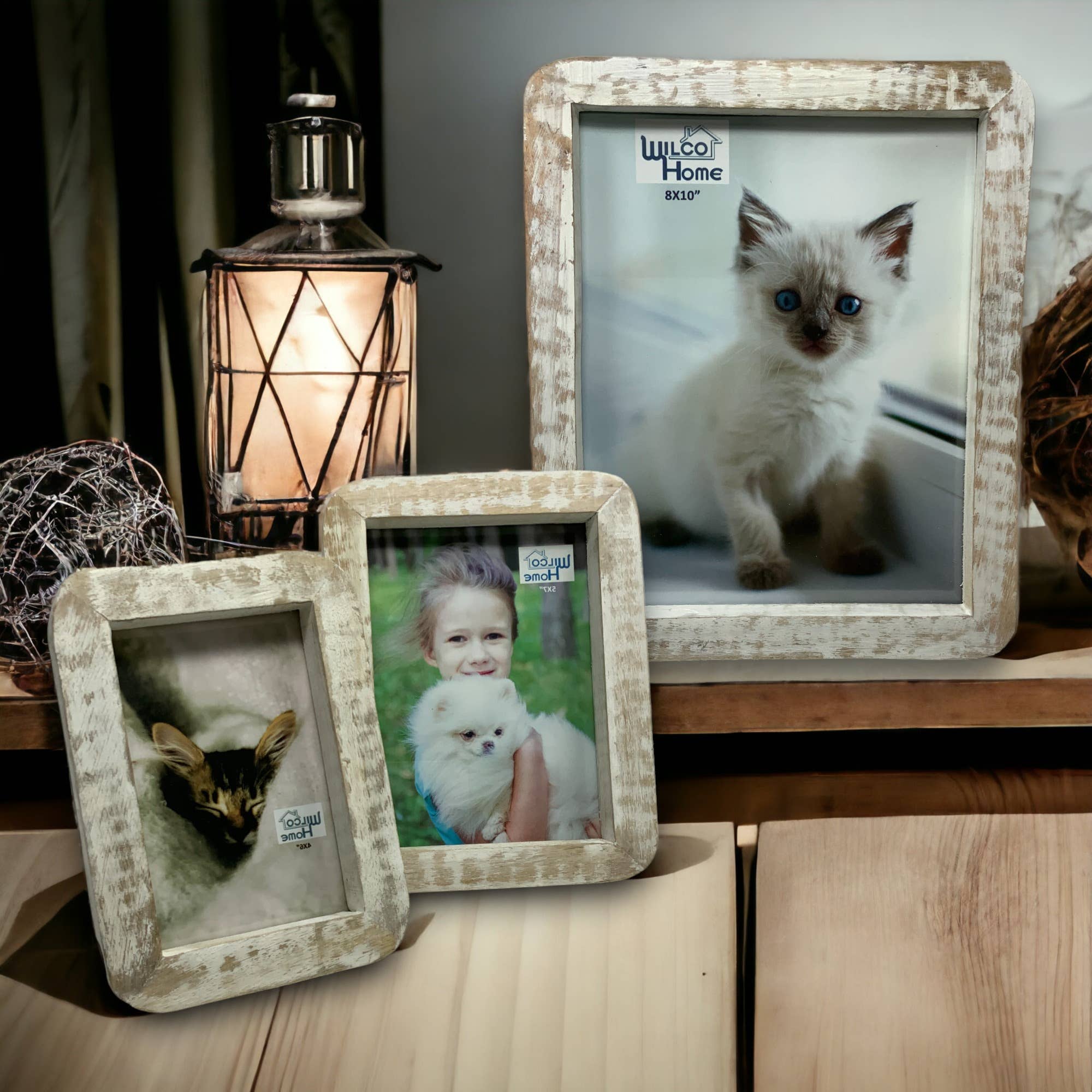 Curved Edge Photo Frame with Easel Back - HER Home Design Boutique